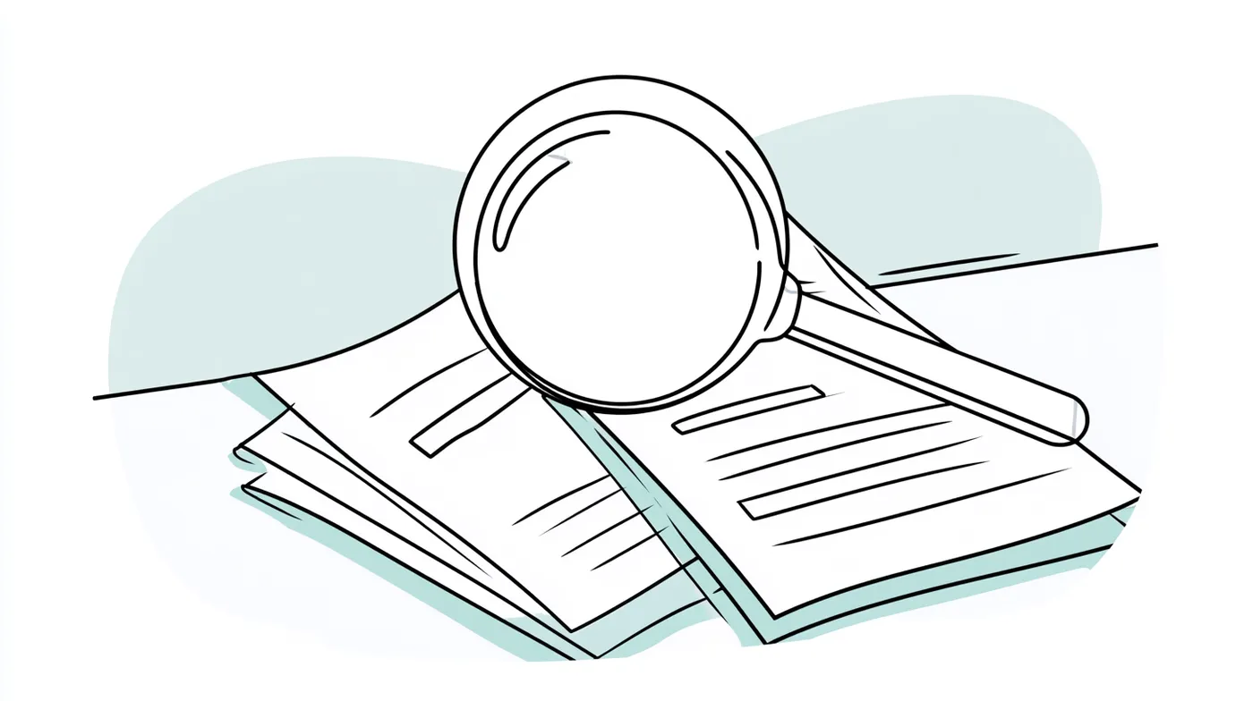 Magnifying glass examining two personal loan offers side by side